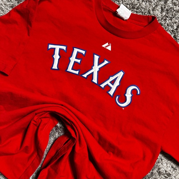 2000s Texas Rangers Kinsler Shirt - Picture 1 of 6